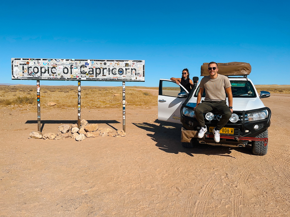 Crossing of the Tropic of Capricorn, Namibia | Daymaker