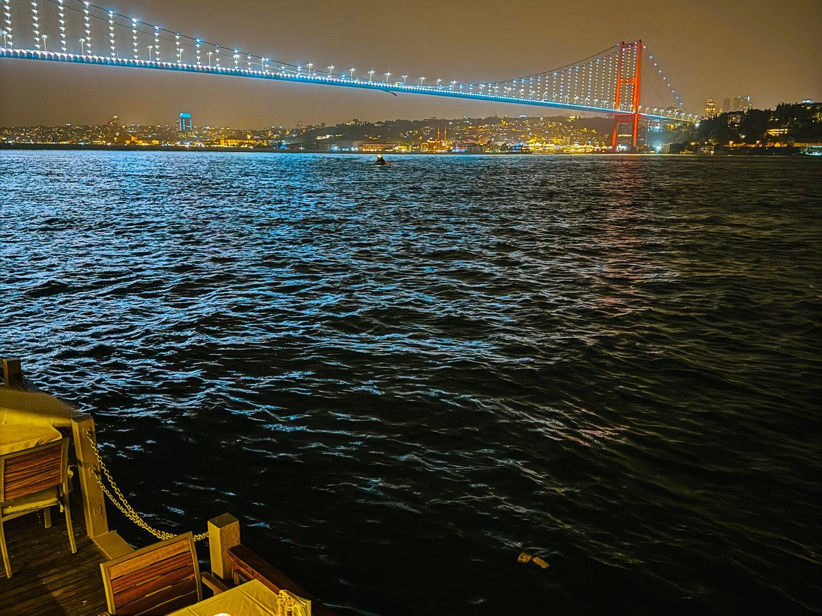 Dinner location with beautiful view over the Bosphorus | Daymaker