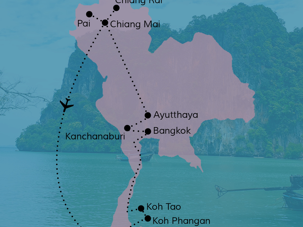 Reisroute Thailand: 3 - 4 weken | Daymaker