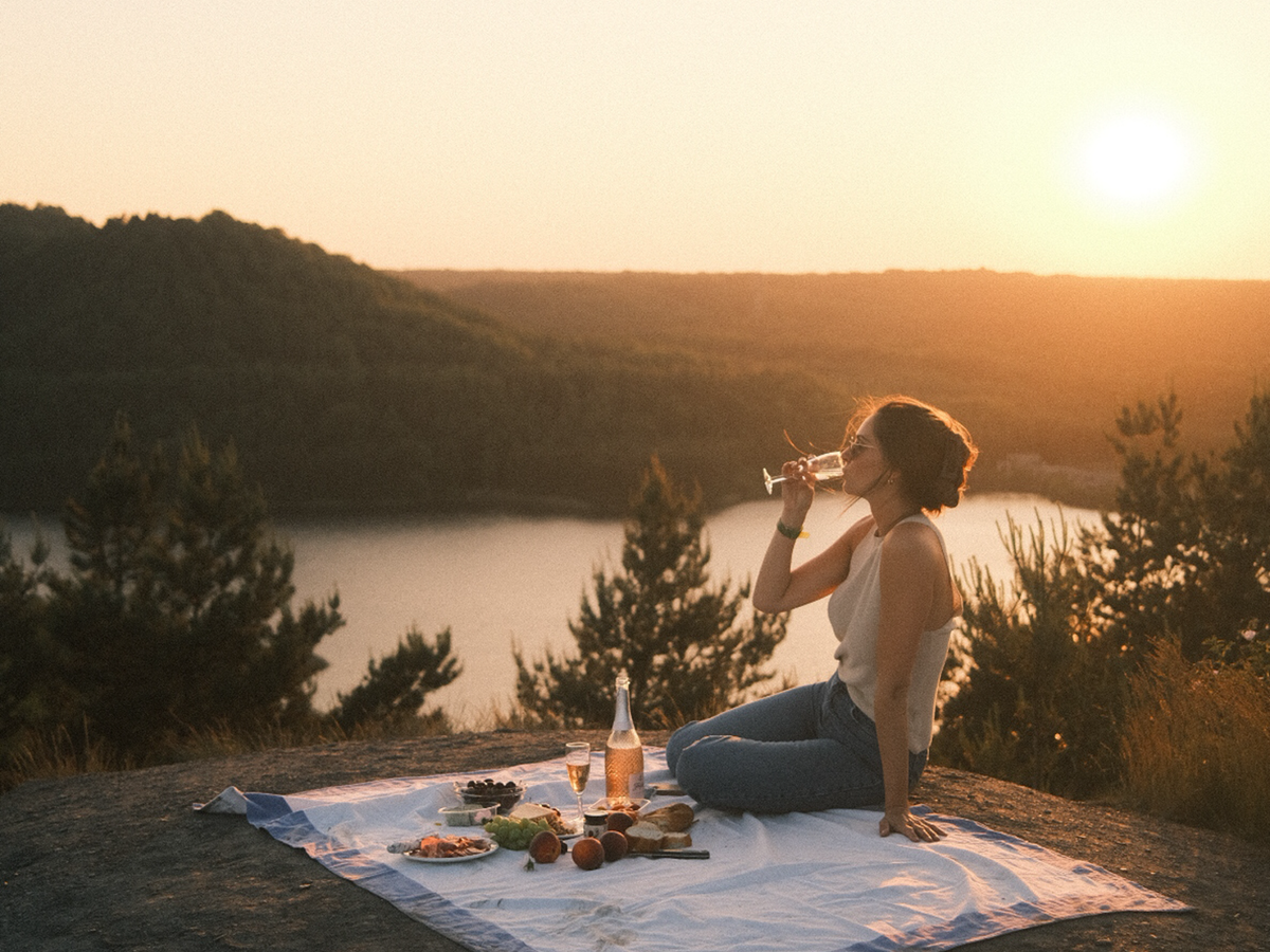 Zonsondergang picknick in het Nationaal park | Daymaker